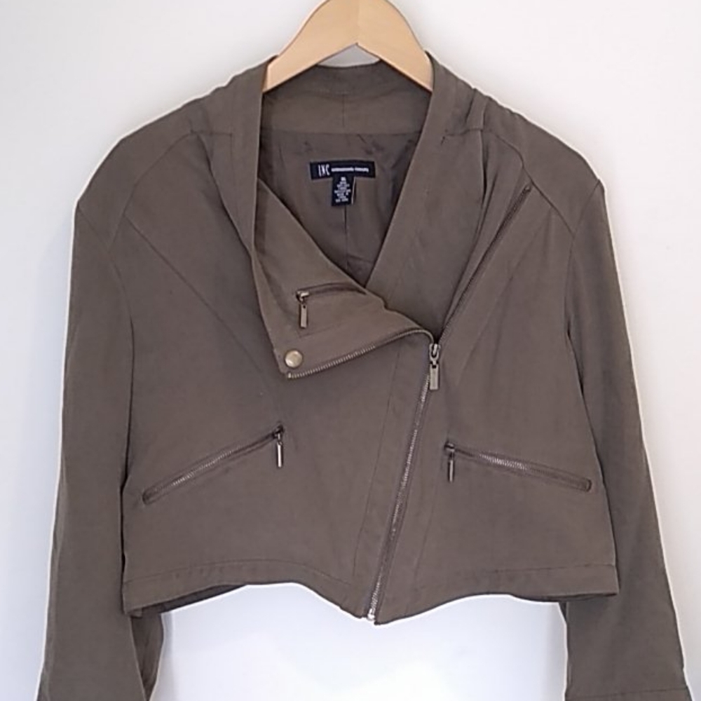 INC cropped jacket